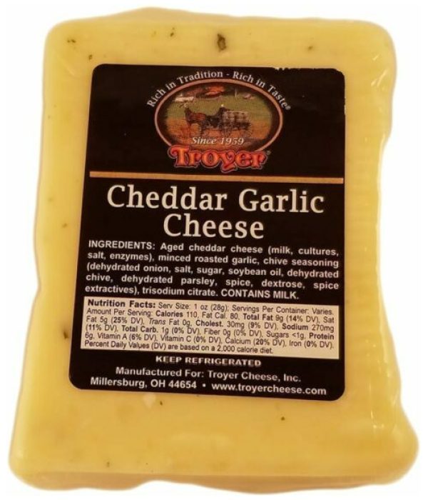 Cheddar Garlic Cheese