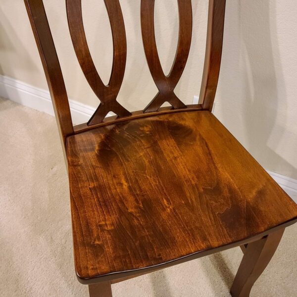 Cambria Antique Br. Maple Side Chair