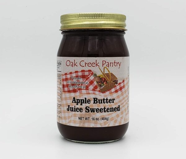Apple Butter- No Sugar Added- 16 Oz.