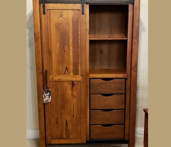hickory barndoor 14248 farmhouse cabinet