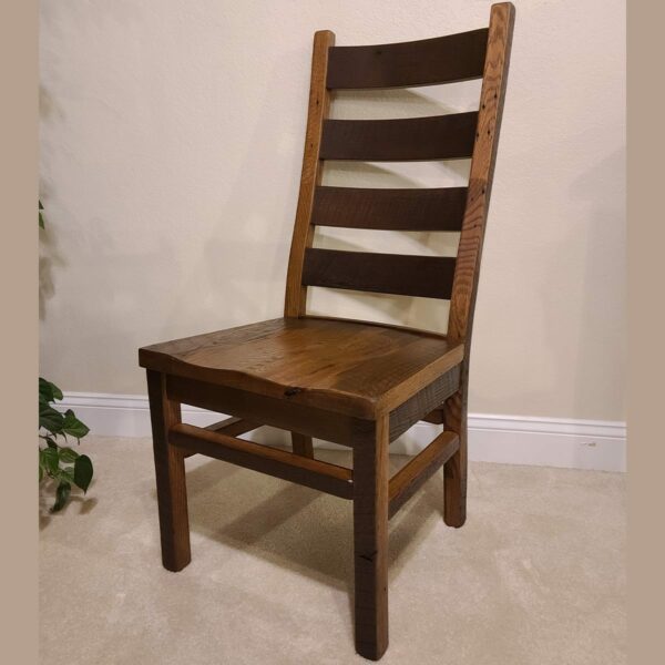 Ladderback Reclaimed Oak Side Chair